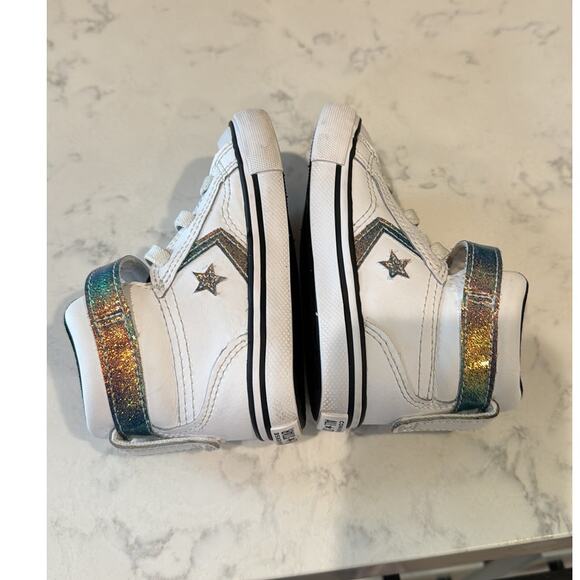 Converse Problaze Iridescent High-Top Sneaker toddler size 7 casual unisex - Picture 6 of 8